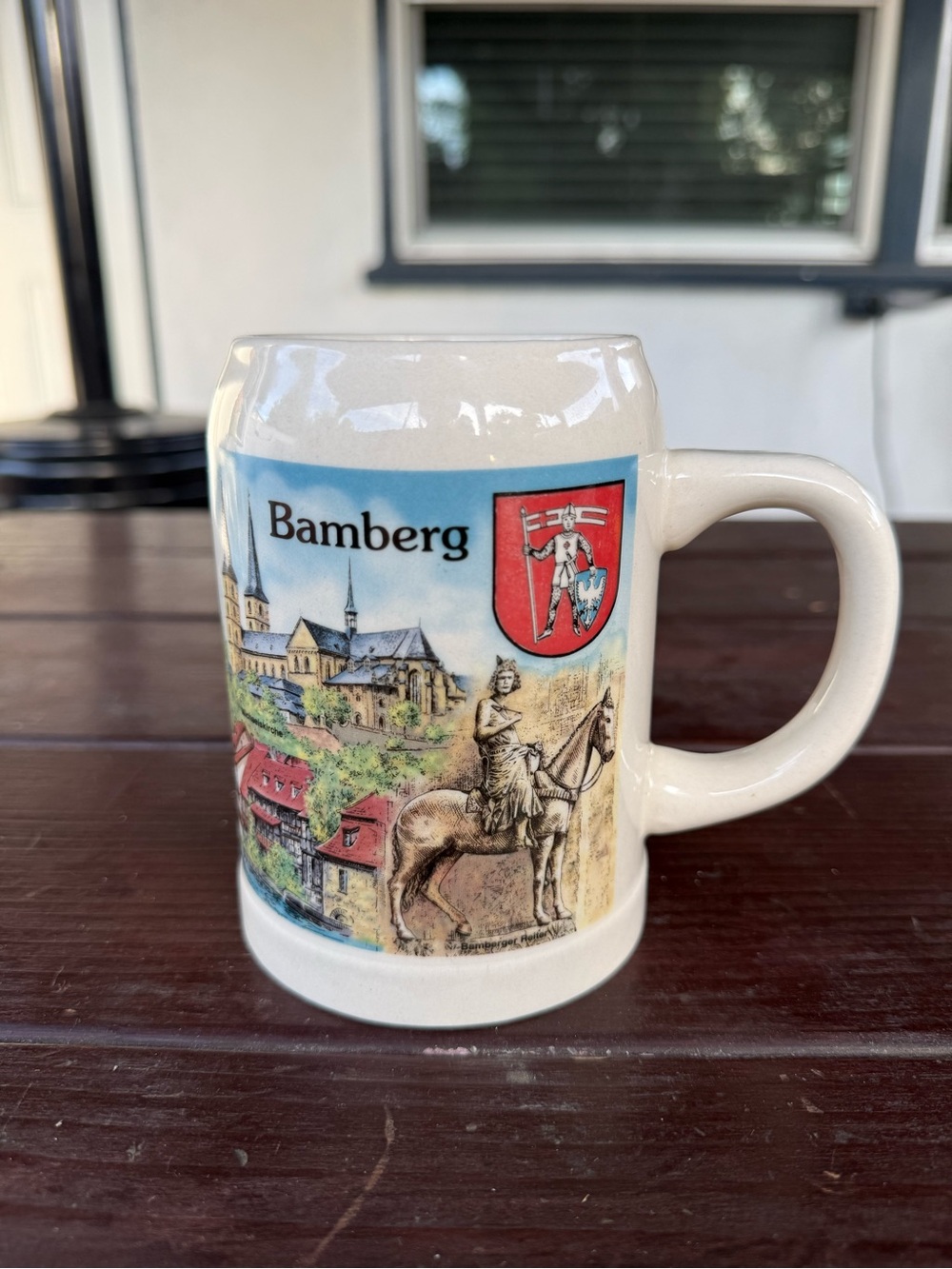 Manufaktur Birkmann Germany Beer Mug Bamberg City Scene Breweriana